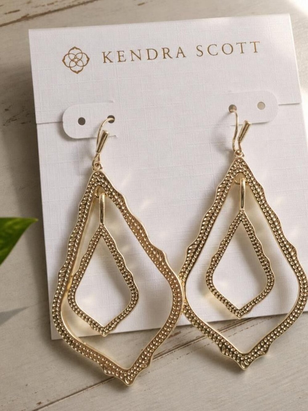 Kendra Scott Simon Gold Drop Earrings